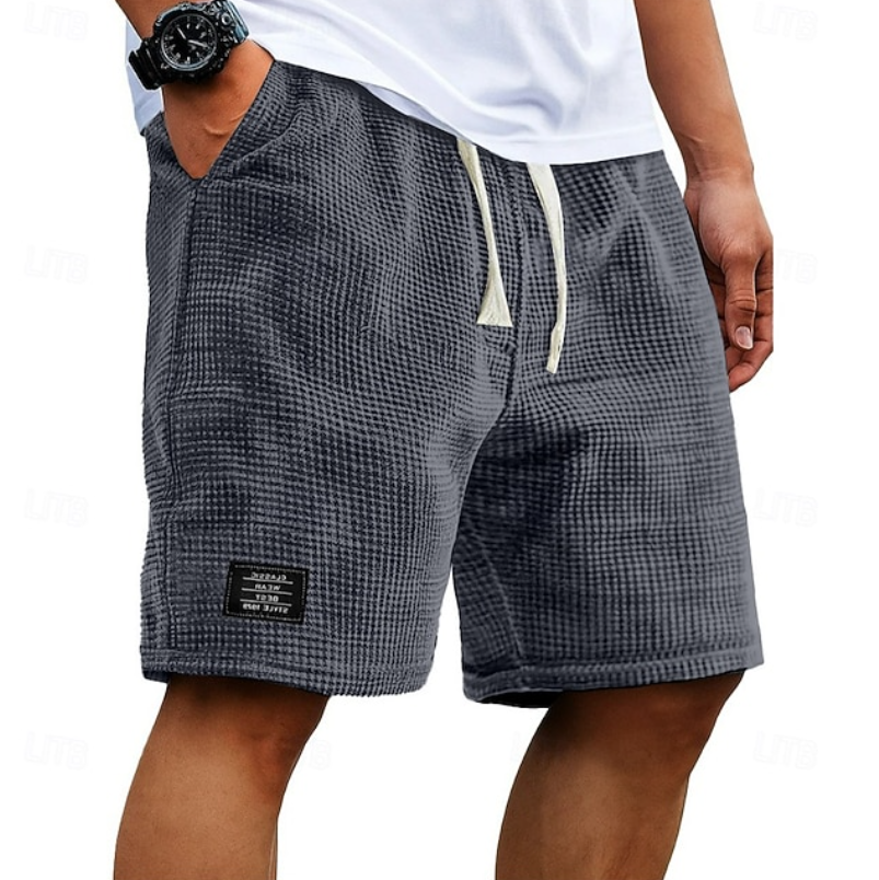 Sylvain | Casual Short with Waffle Texture