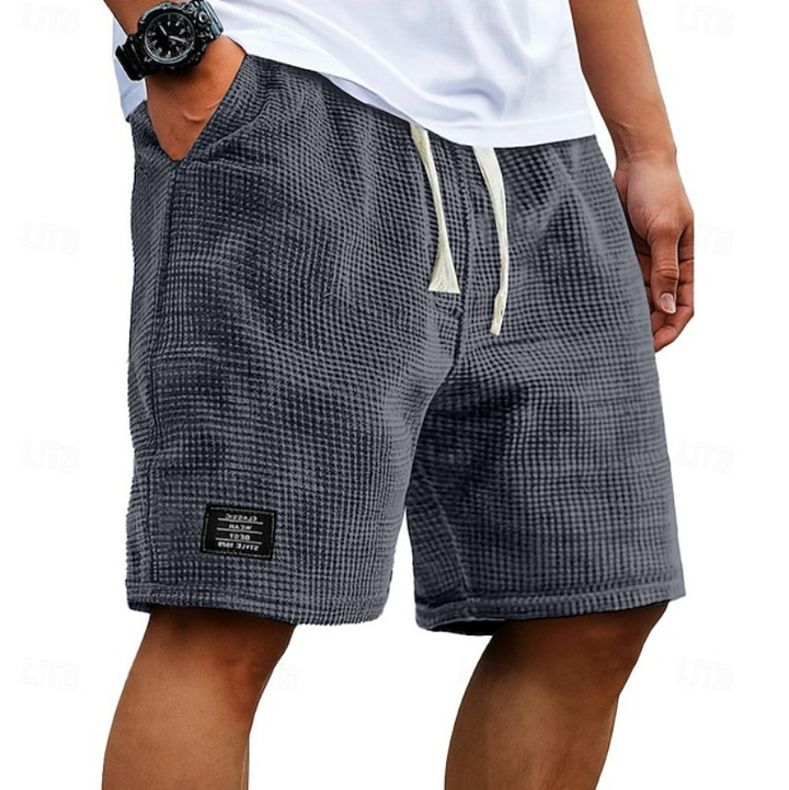 Sylvain | Casual Short with Waffle Texture