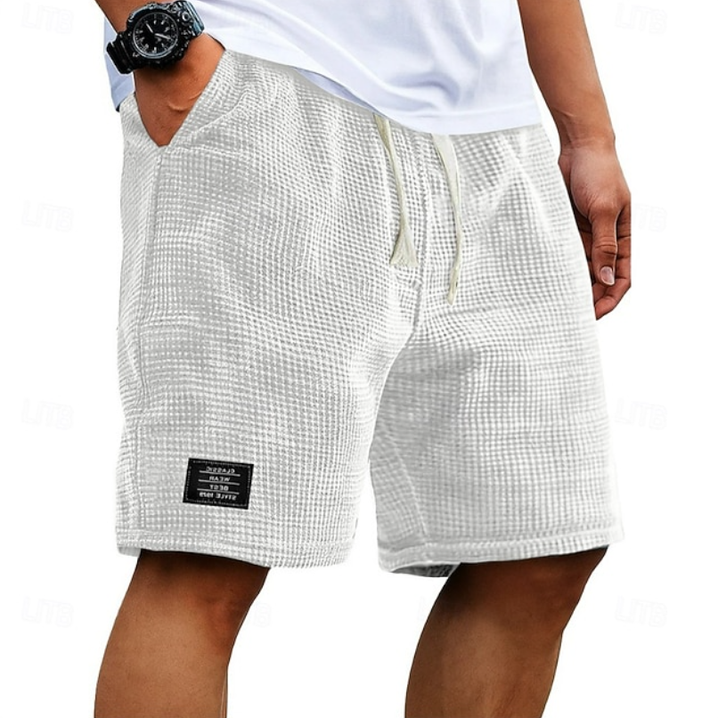 Sylvain | Casual Short with Waffle Texture