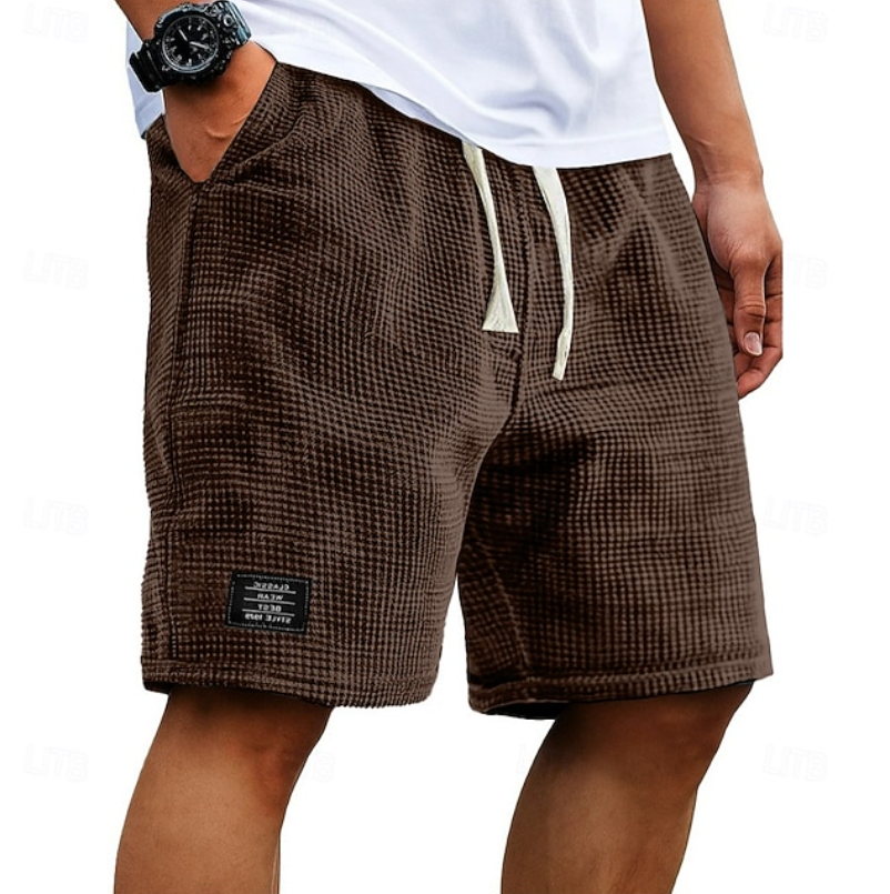Sylvain | Casual Short with Waffle Texture