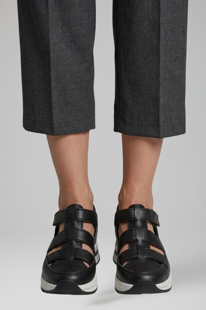 Women's Platform Sandals with Adjustable Straps and Cushioned Sole