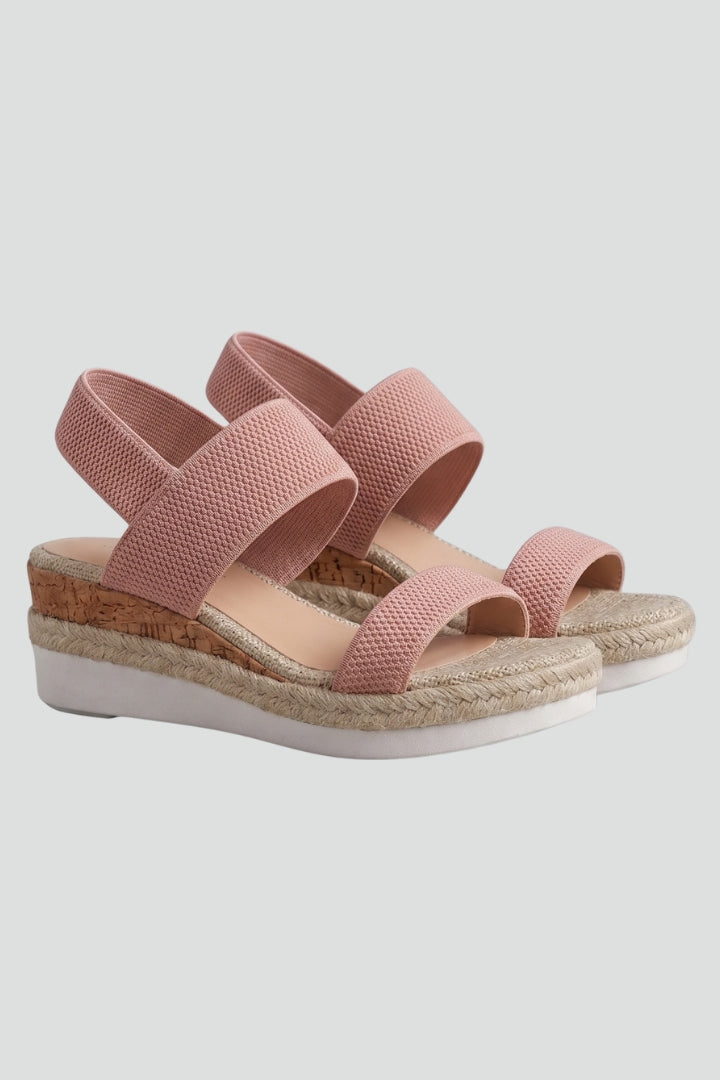 Women's Platform Sandals with Cushioned Insole and Elevated Sole