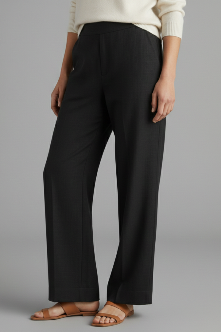 Women’s Trousers with Elastic Waist and Side Pockets