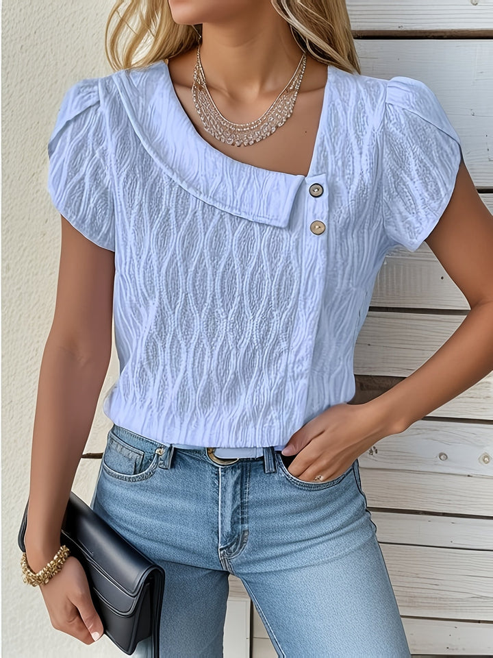 Zelinia - Elegant Textured Blouse