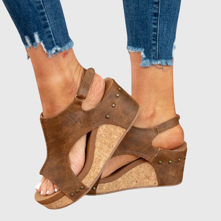 Bella | Dames Orthopedische Platform Sandalen