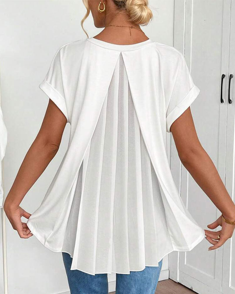 TRUDE CLASSIC SHORT-SLEEVED BLOUSE