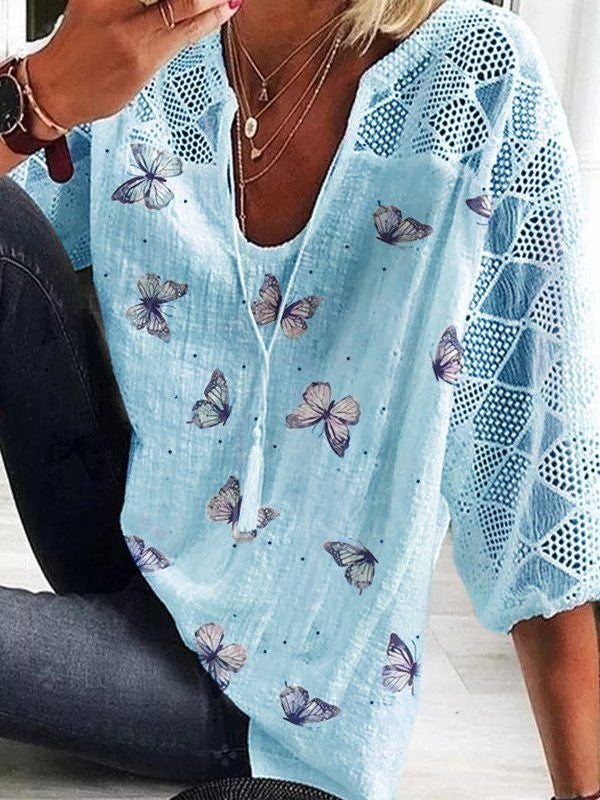 FLORAYA - Breezy Accent Shirt