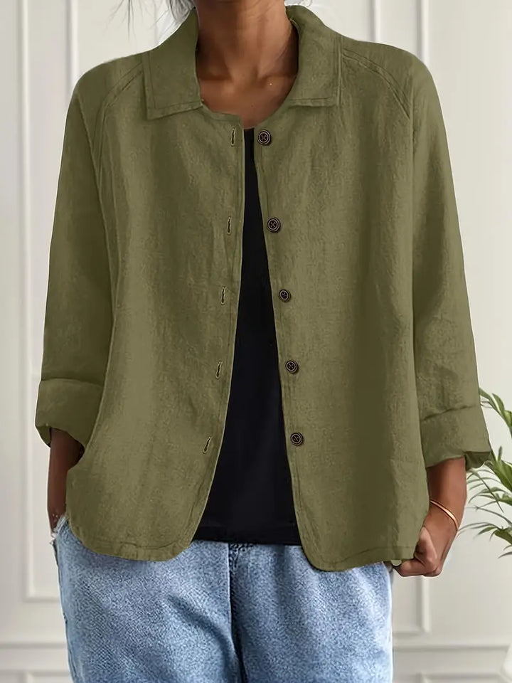 Women’s Blouse | Long Sleeve Button-Up