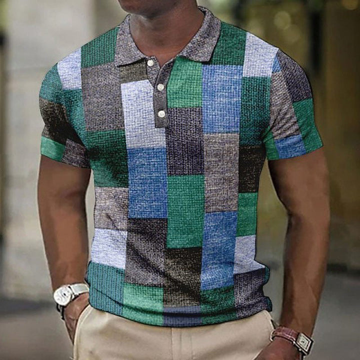 Elowen | Stylish Checkered Polo Shirt