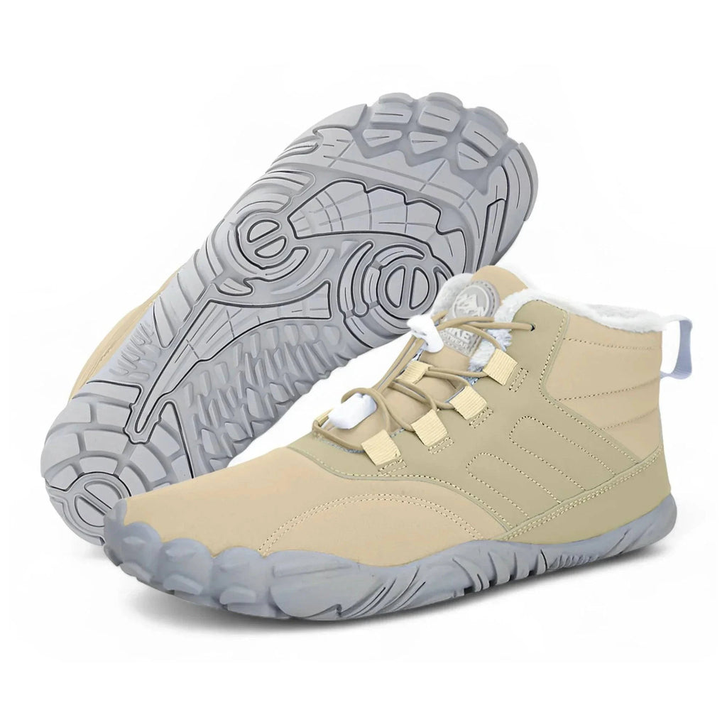 Beige Vanessa™ Caspar Pro non-slip shoes by Emma & Rose Cape Town, featuring a comfortable slip-resistant sole and stylish design.