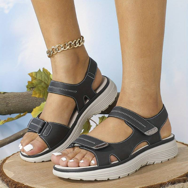 Sonja - Women's Orthopaedic Leather Sandals with Straps