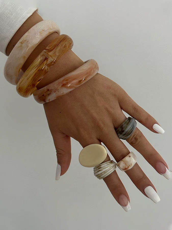 Vintage Ethnic Marble Bracelet