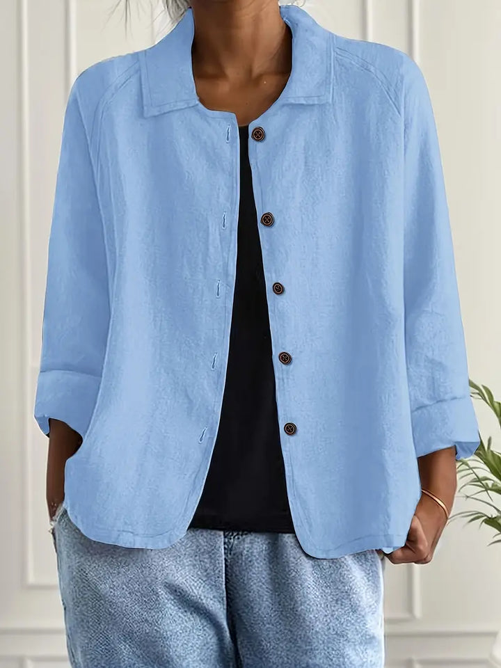 Women’s Blouse | Long Sleeve Button-Up