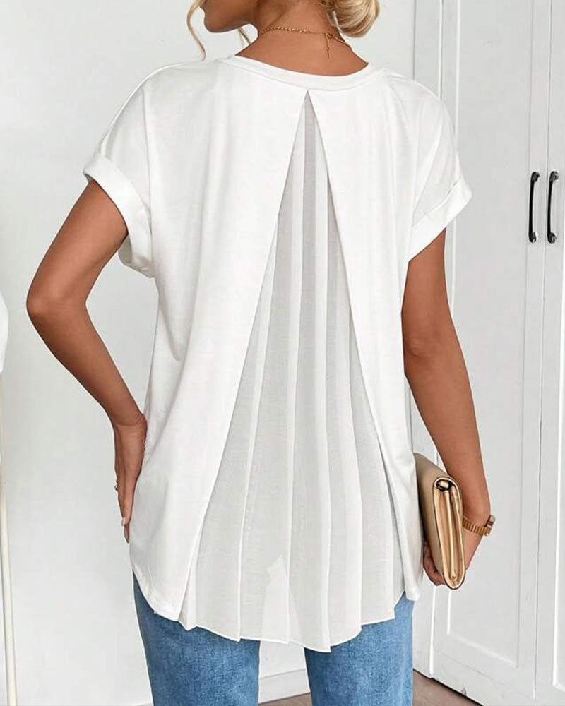 TRUDE CLASSIC SHORT-SLEEVED BLOUSE