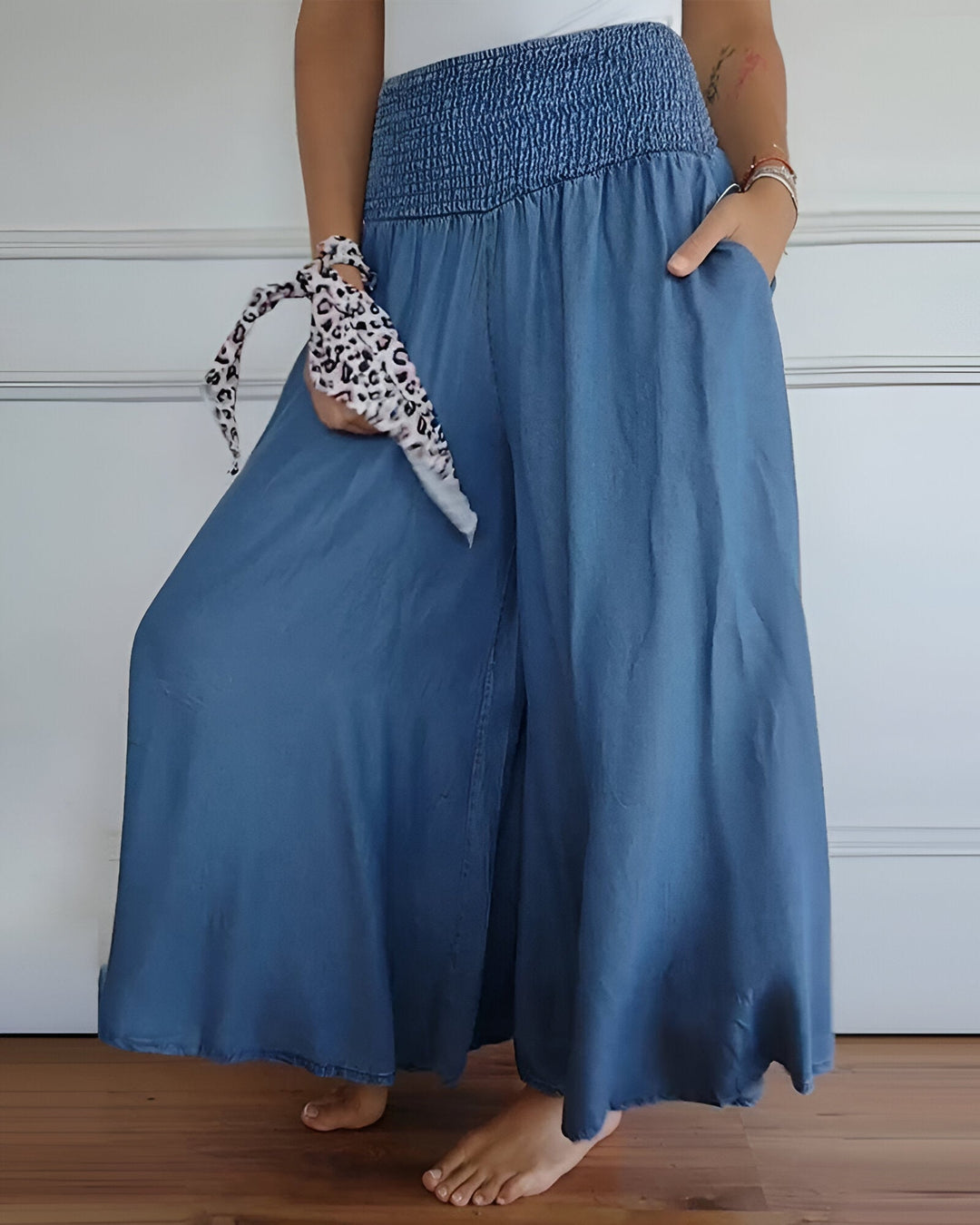 Women's Skirt | Wide Smocked Waistband