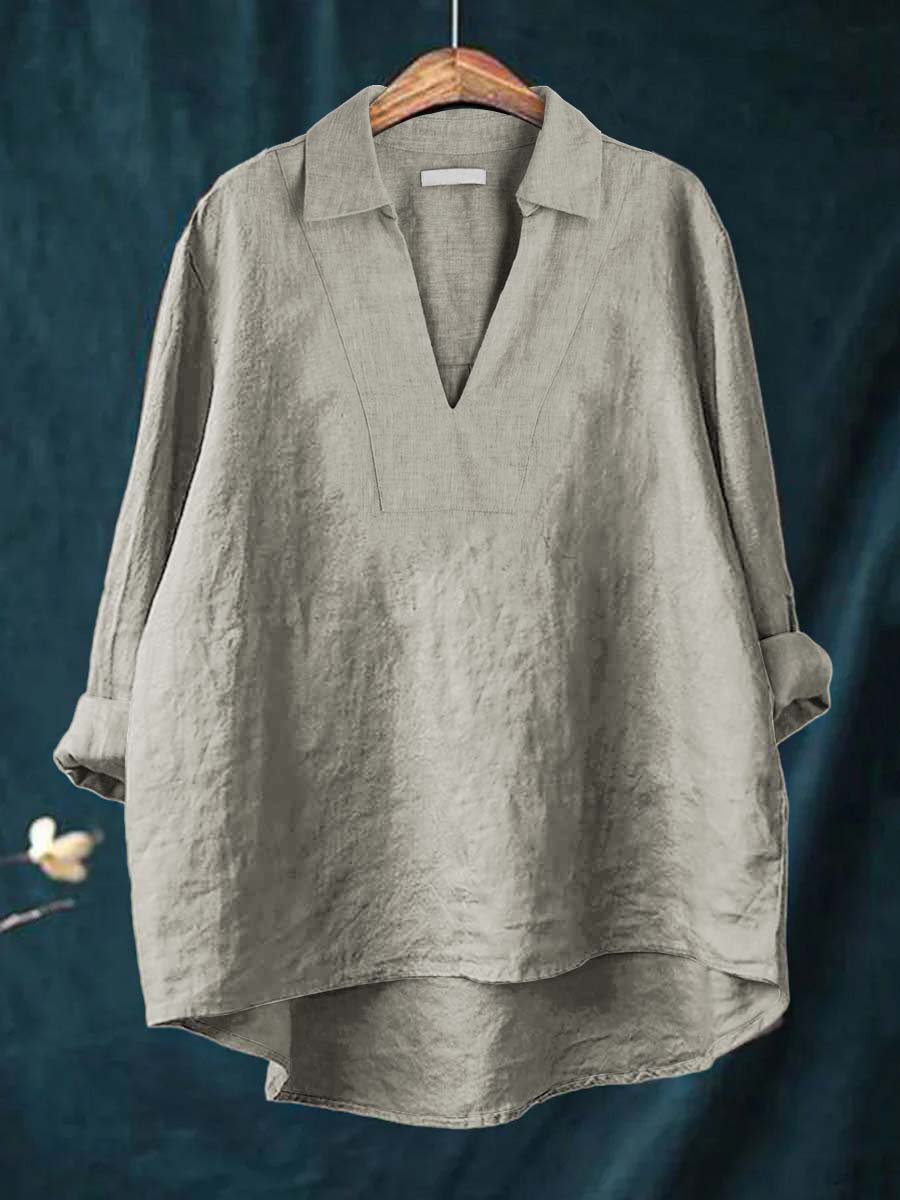 Maria Linen Blouse
