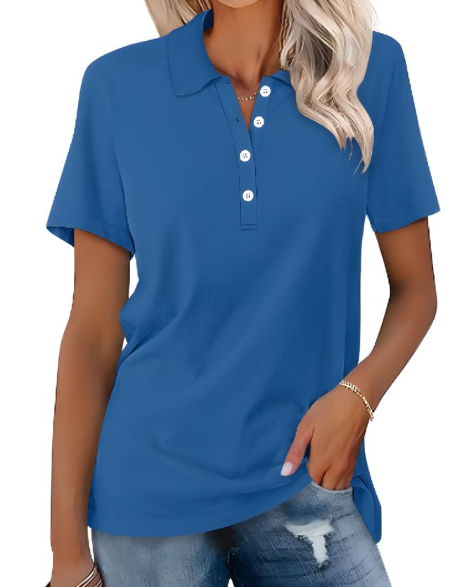 Anna | Women's Polo Shirt Short Sleeve Pique Classic Fit
