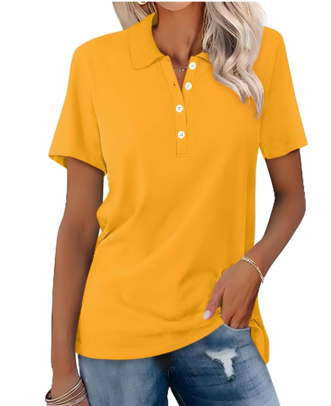 Anna | Women's Polo Shirt Short Sleeve Pique Classic Fit