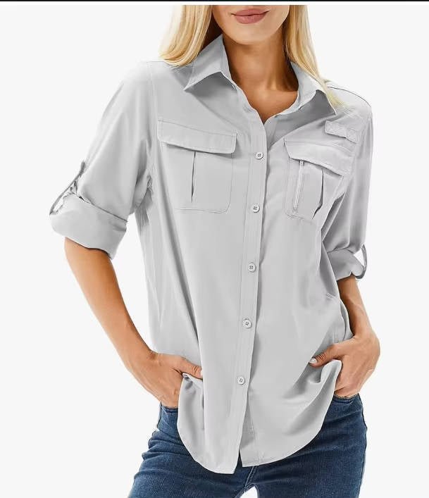 Josefine | Women's UPF 50 Long Sleeve Safari Outdoor Shirt