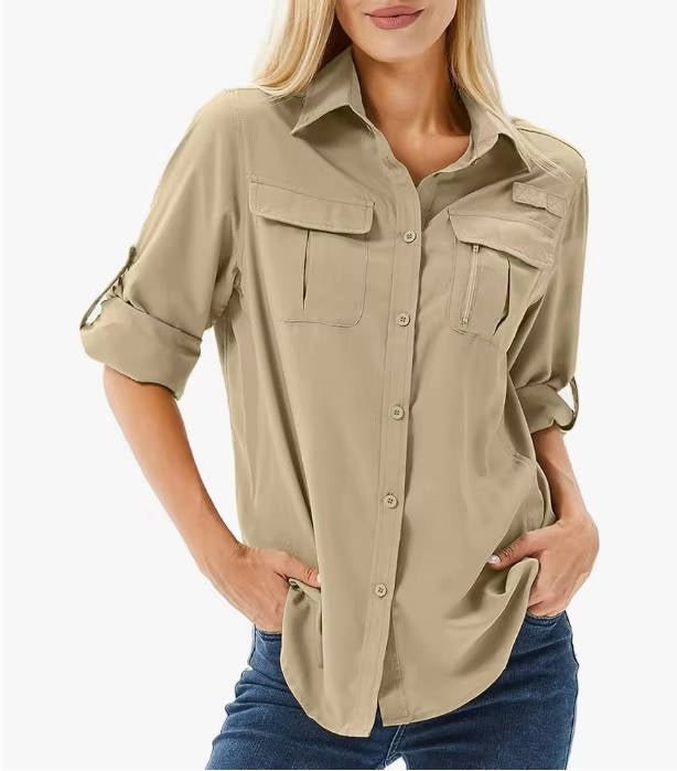 Josefine | Women's UPF 50 Long Sleeve Safari Outdoor Shirt