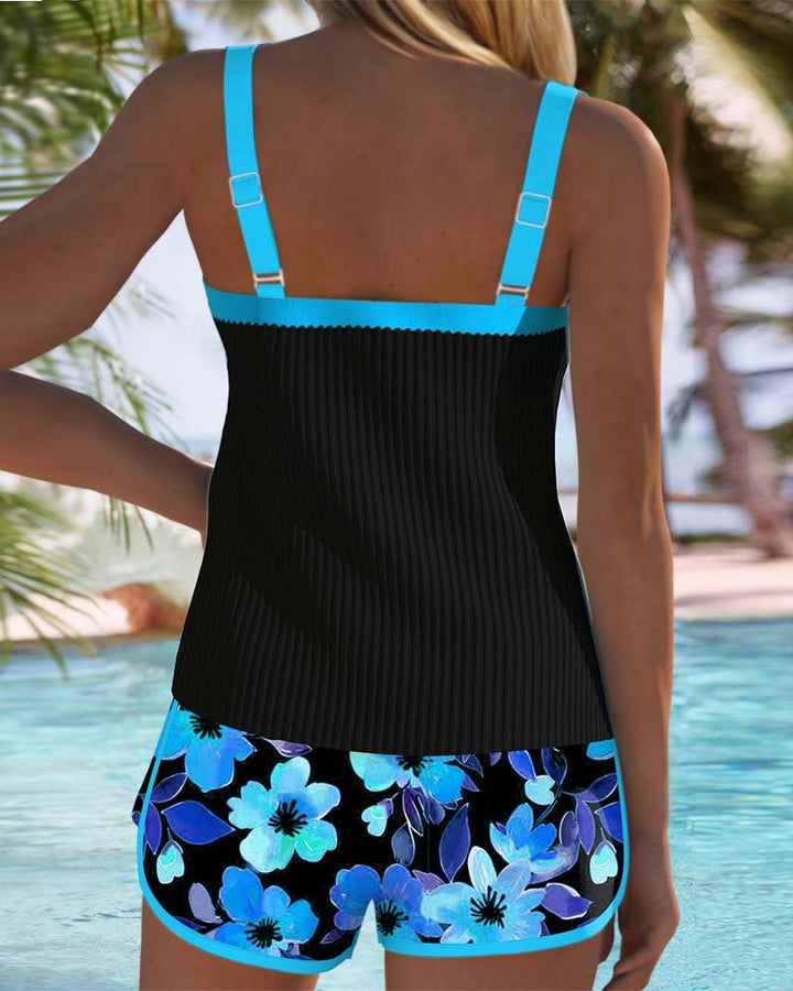 Amelie | Women's Tummy Control Floral Tankini Set
