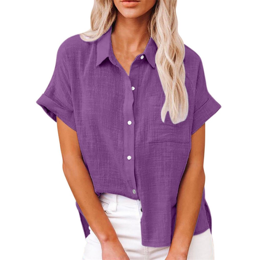 Leonie | Women's Lightweight Short Sleeve Pocket Shirt