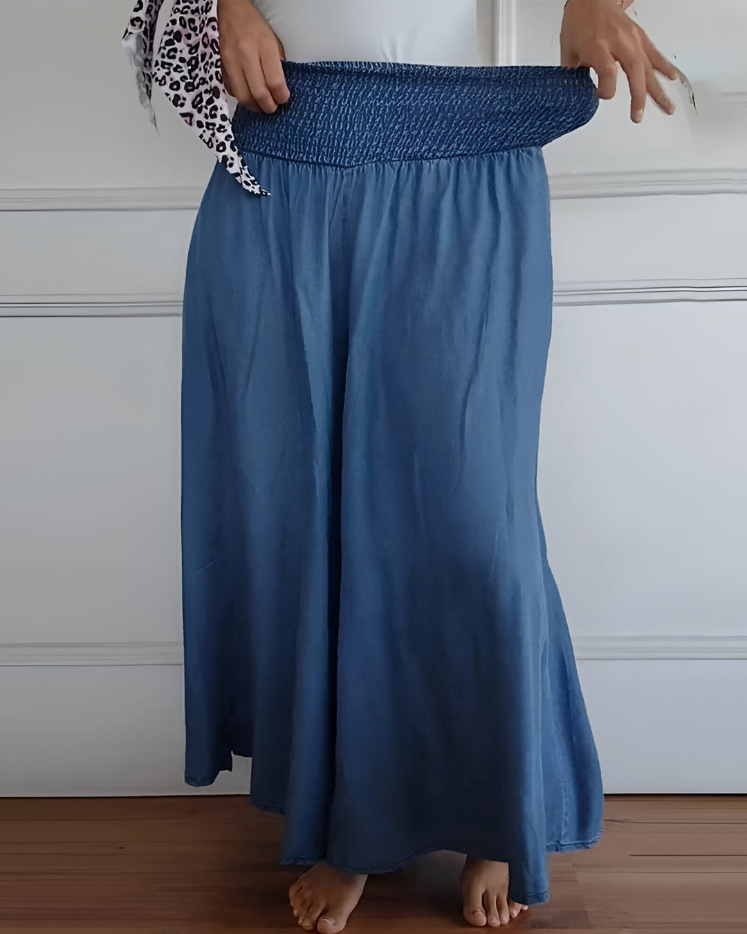 Women's Skirt | Wide Smocked Waistband