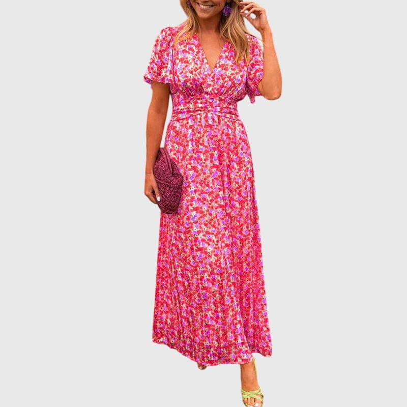 Alice™ Emma & Rose Cape Town summer dress, lightweight and comfortable, shown in a natural beige fabric with a relaxed fit.