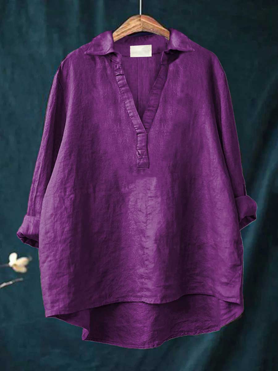 Andrea Linen Blouse