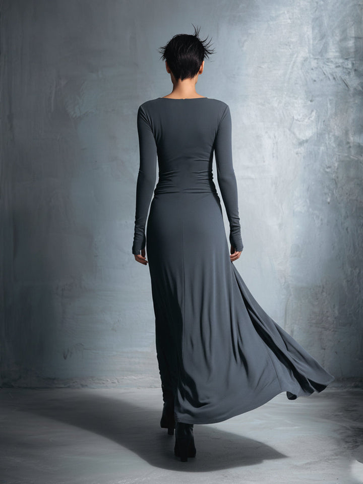 Mariana | Long Dress with Side Knot