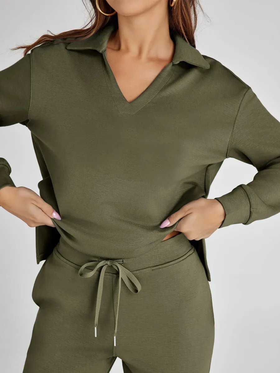 Dora | Casual Long Sleeve Two-piece Set