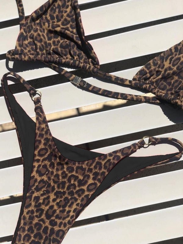 Sexy Animal Print Bikini Set