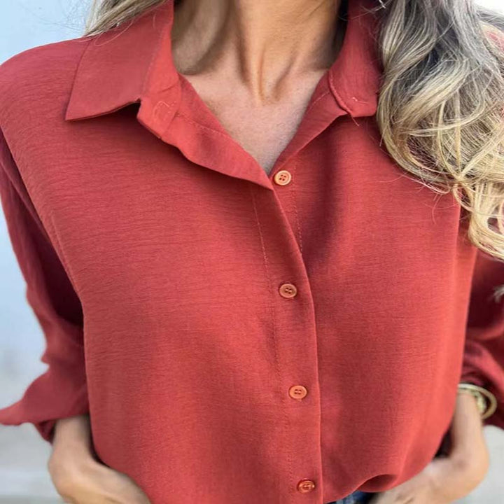 CORNELIA CLASSIC LONG-SLEEVED BLOUSE