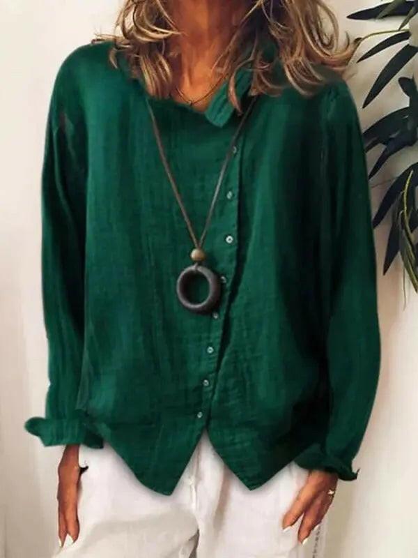 Women's Cotton || Casual Long Shirt