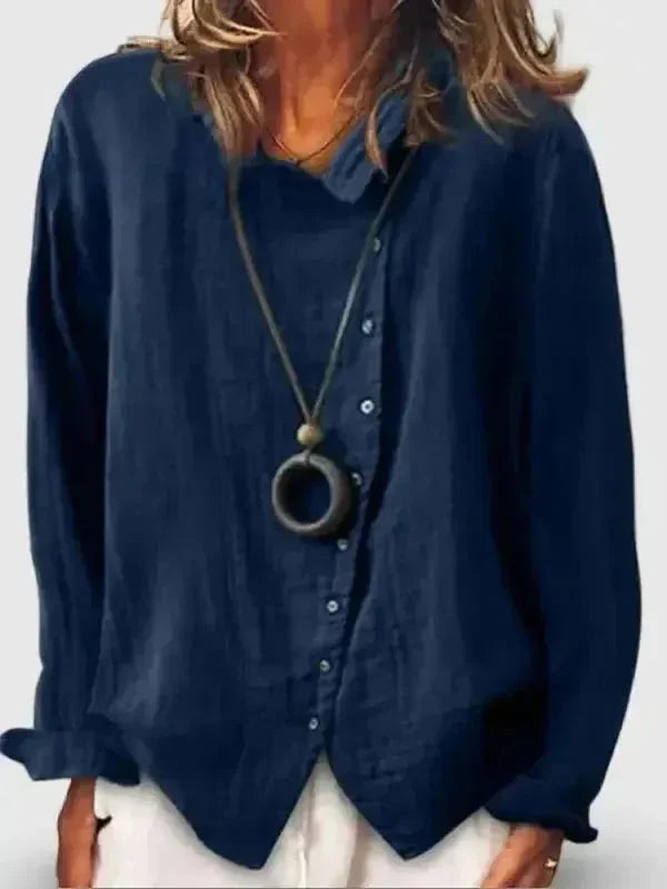 Women's Cotton || Casual Long Shirt