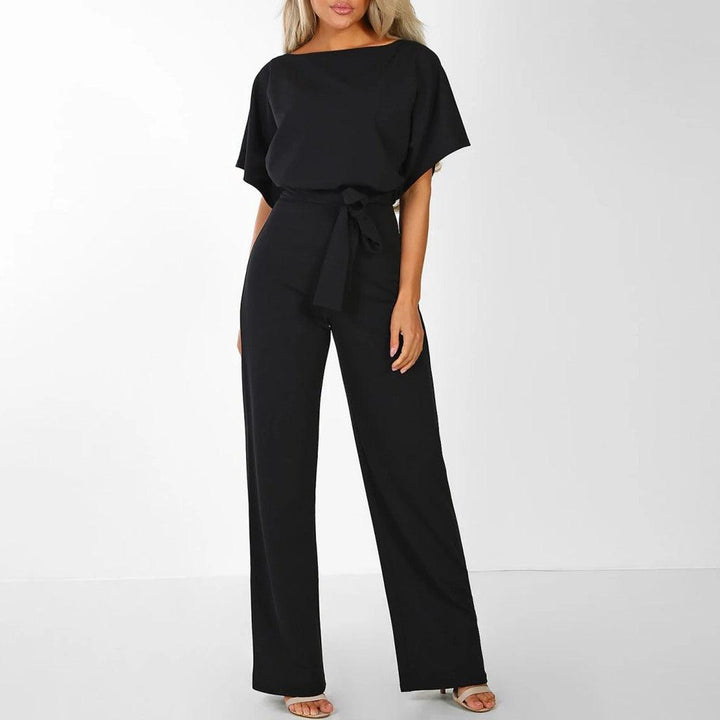Women's Tie Waist Wide Leg Set