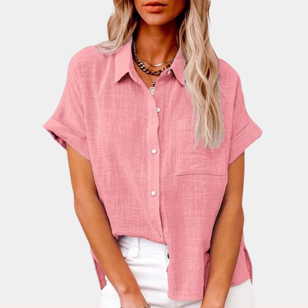 Ivy | Women's Lightweight Short-Sleeve Button-Front Shirt